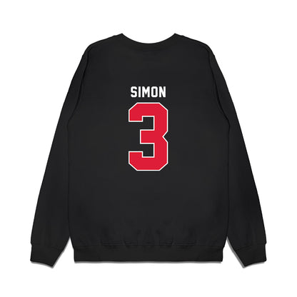 Dayton - NCAA Men's Basketball : Jaiun Simon - Vintage Premium Crewneck Sweatshirt-1