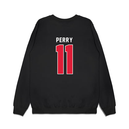 Dayton - NCAA Men's Basketball : Travis Perry - Vintage Premium Crewneck Sweatshirt-1
