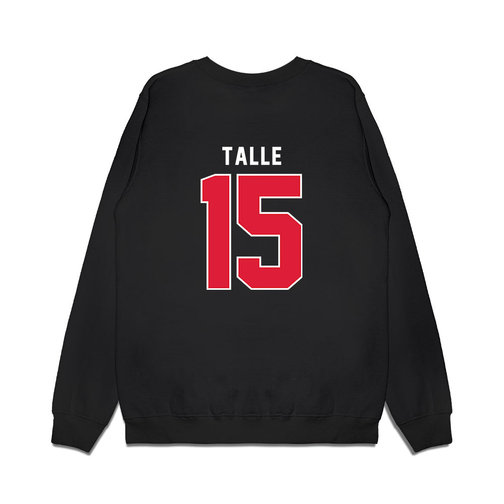 Dayton - NCAA Women's Basketball : Marie Talle - Vintage Premium Crewneck Sweatshirt-1