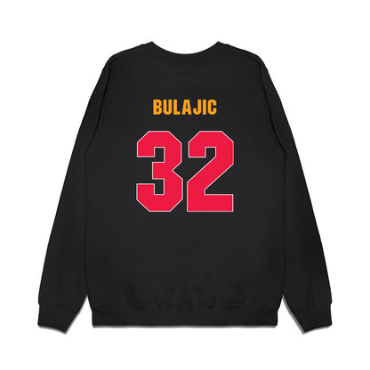 Lamar - NCAA Men's Basketball : Janko Bulajic - Vintage Basketball Premium Crewneck Sweatshirt-1
