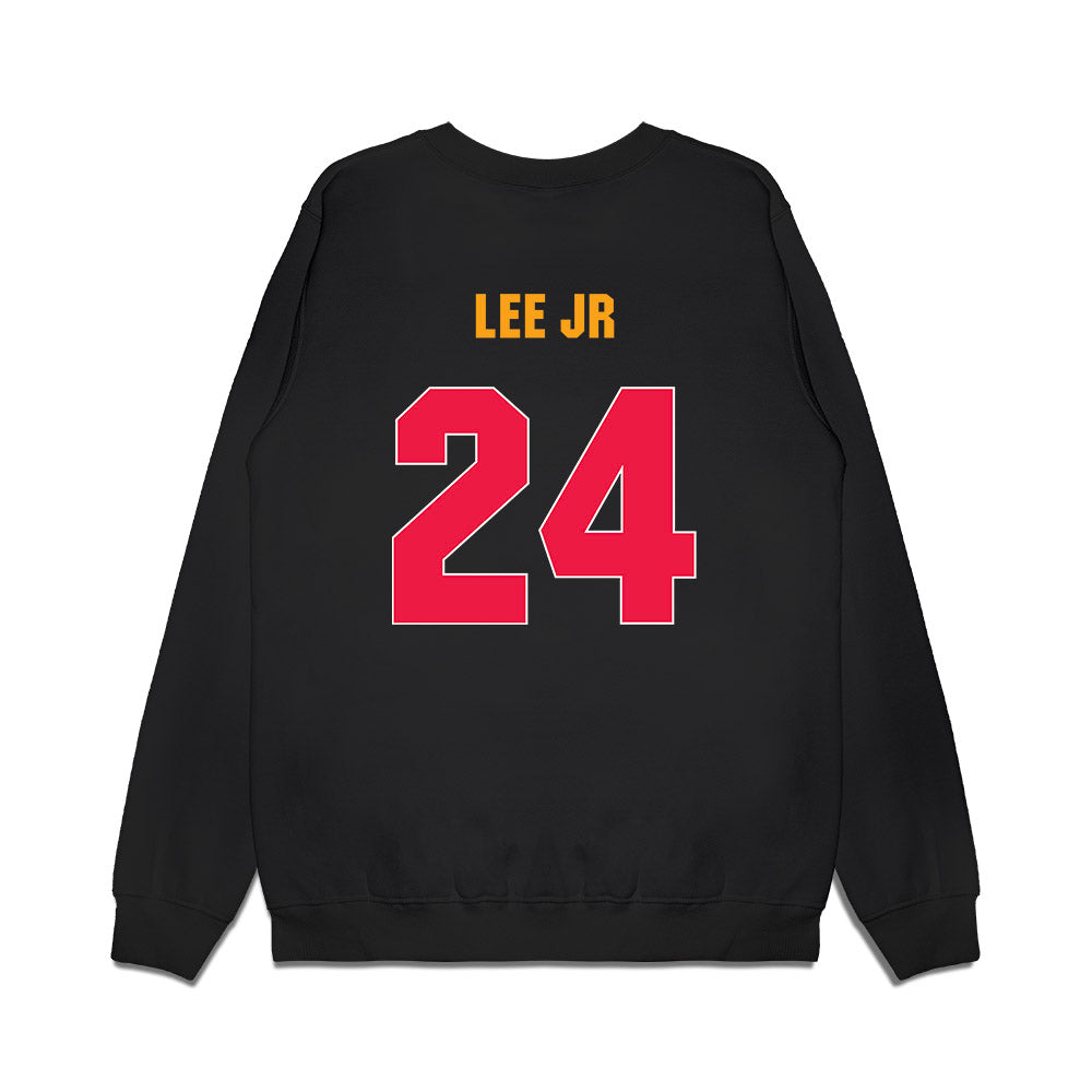 Lamar - NCAA Men's Basketball : Rob Lee Jr - Vintage Basketball Premium Crewneck Sweatshirt-1
