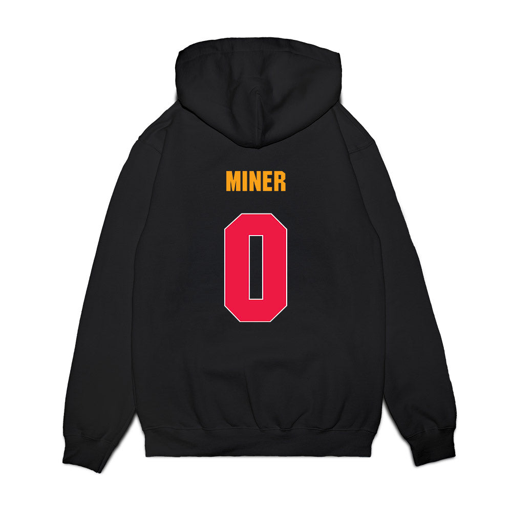 Lamar - NCAA Women's Basketball : T'Aaliyah Miner - Vintage Basketball Premium Hooded Sweatshirt-1