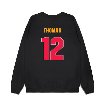 Lamar - NCAA Men's Basketball : Christian Thomas - Vintage Basketball Premium Crewneck Sweatshirt-1