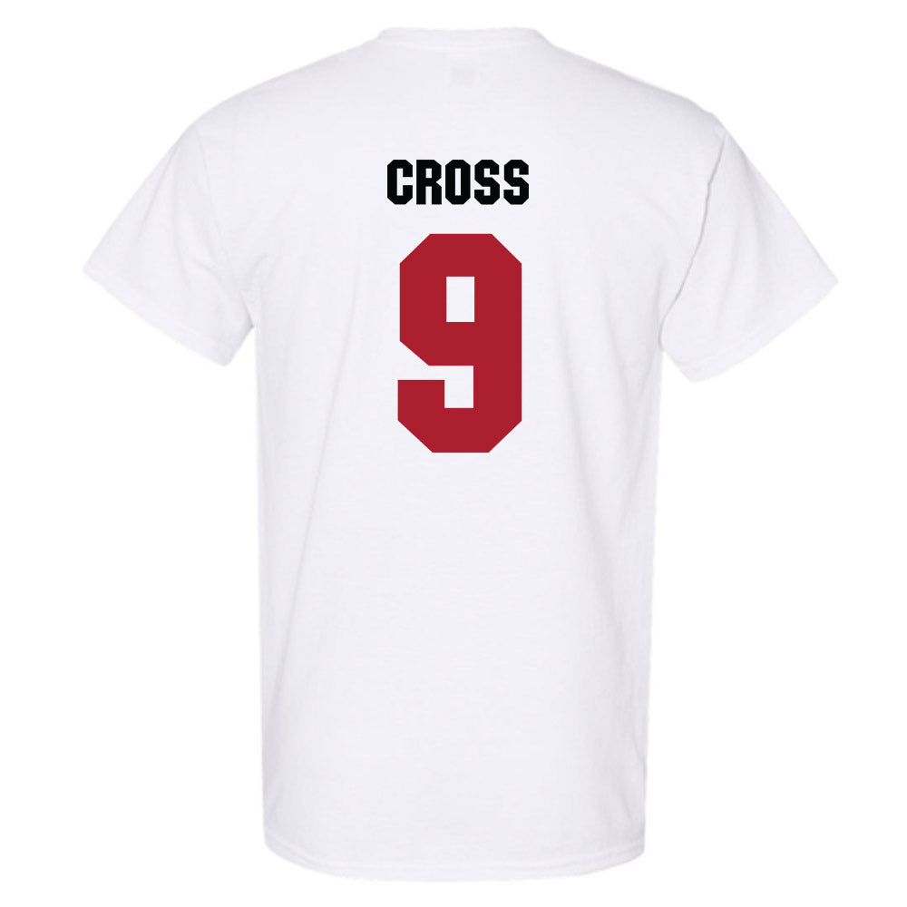 Nicholls State - NCAA Men's Basketball : Zaiden Cross - Vintage Shersey T-Shirt-1
