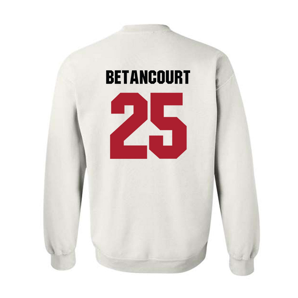 Nicholls State - NCAA Men's Basketball : Domanic Betancourt - Vintage Shersey Crewneck Sweatshirt-1