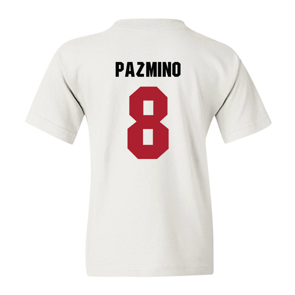 Nicholls State - NCAA Men's Basketball : Kevin Pazmino - Vintage Shersey Youth T-Shirt-1