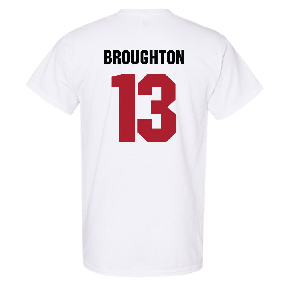 Nicholls State - NCAA Women's Basketball : Asia Broughton - Vintage Shersey T-Shirt-1