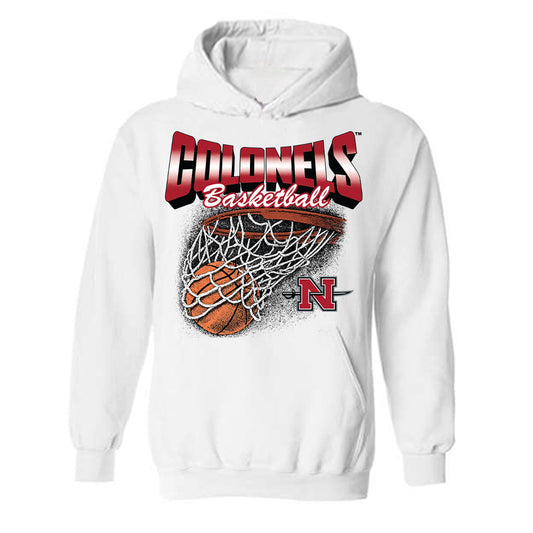 Nicholls State - NCAA Men's Basketball : Grant Sanders - Vintage Shersey Hooded Sweatshirt-0