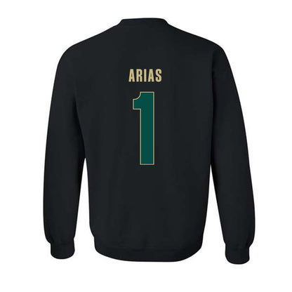 Jacksonville - NCAA Men's Basketball : Chris Arias - Vintage Shersey Crewneck Sweatshirt-1