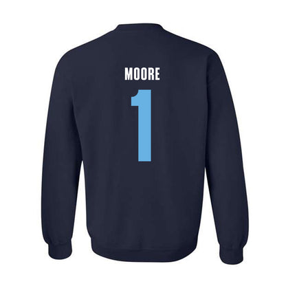San Diego - NCAA Women's Basketball : Dresha Moore - Vintage Shersey Crewneck Sweatshirt-1
