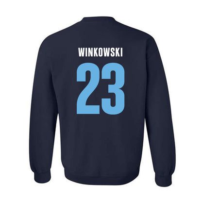 San Diego - NCAA Men's Basketball : Piotr Winkowski - Vintage Shersey Crewneck Sweatshirt-1