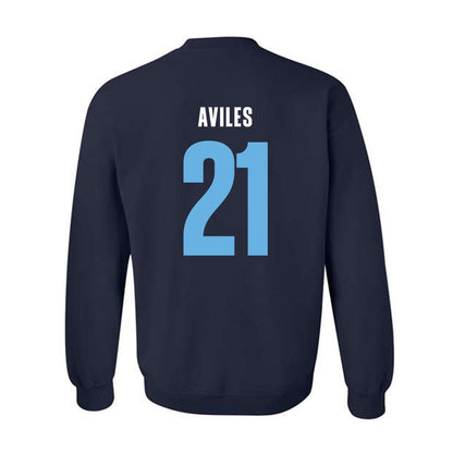 San Diego - NCAA Men's Basketball : Alejandro Aviles - Vintage Shersey Crewneck Sweatshirt-1
