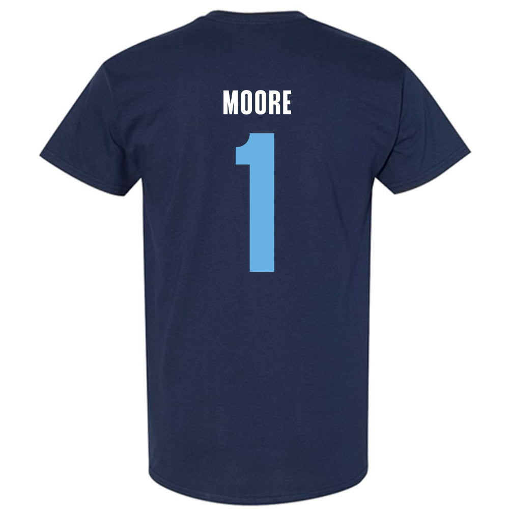 San Diego - NCAA Women's Basketball : Dresha Moore - Vintage Shersey T-Shirt-1