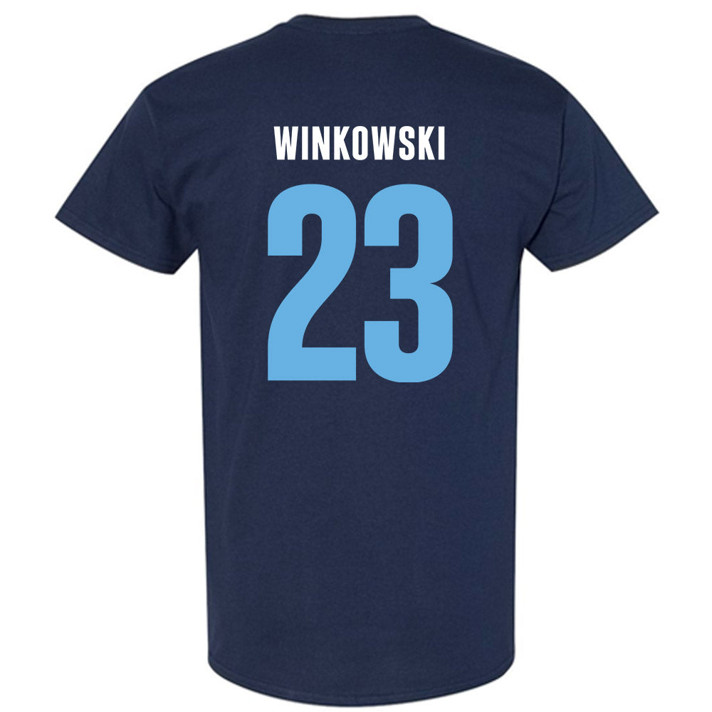 San Diego - NCAA Men's Basketball : Piotr Winkowski - Vintage Shersey T-Shirt-1