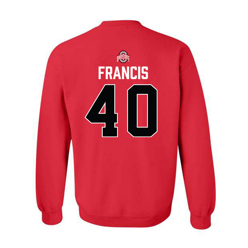 Ohio State - NCAA Women's Lacrosse : Emmalynn Francis - Classic Shersey Crewneck Sweatshirt-1
