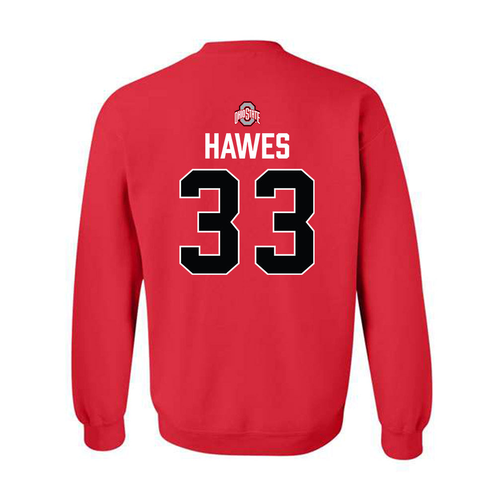 Ohio State - NCAA Women's Lacrosse : Abby Hawes - Classic Shersey Crewneck Sweatshirt-1