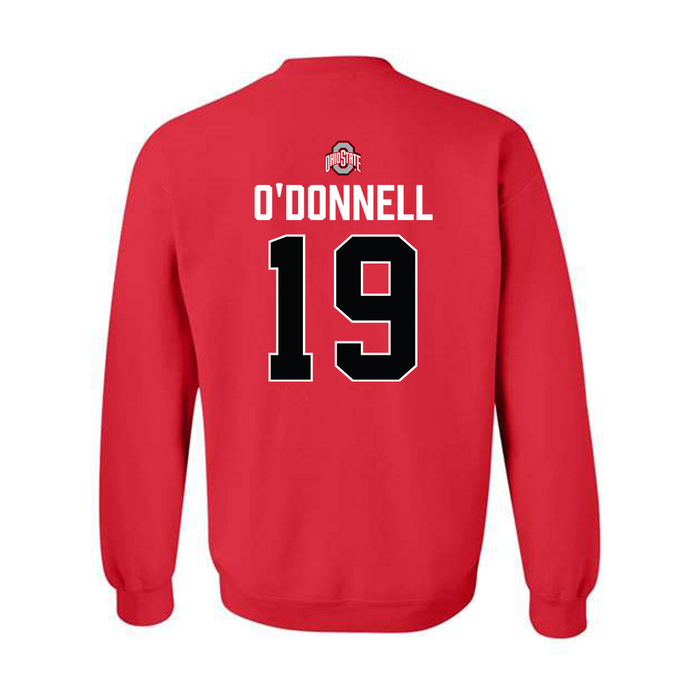 Ohio State - NCAA Women's Lacrosse : Kylee O'Donnell - Classic Shersey Crewneck Sweatshirt-1