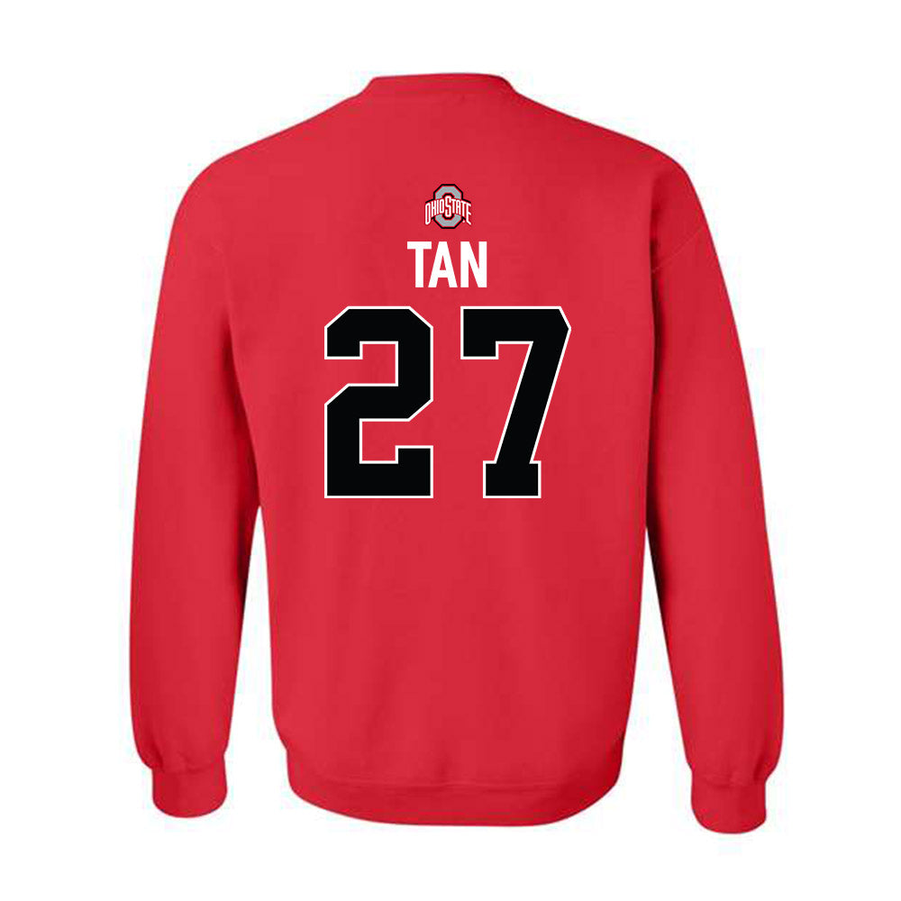Ohio State - NCAA Women's Lacrosse : Bella Tan - Classic Shersey Crewneck Sweatshirt-1