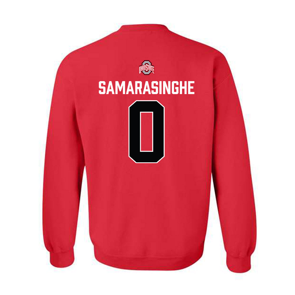 Ohio State - NCAA Women's Lacrosse : Camille Samarasinghe - Classic Shersey Crewneck Sweatshirt-1
