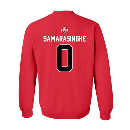 Ohio State - NCAA Women's Lacrosse : Camille Samarasinghe - Classic Shersey Crewneck Sweatshirt-1