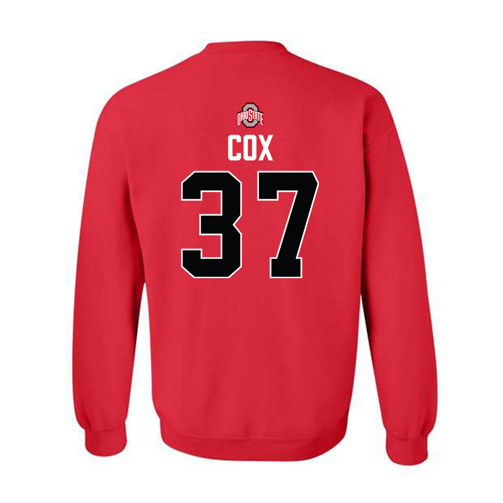 Ohio State - NCAA Women's Lacrosse : Ella Cox - Classic Shersey Crewneck Sweatshirt-1