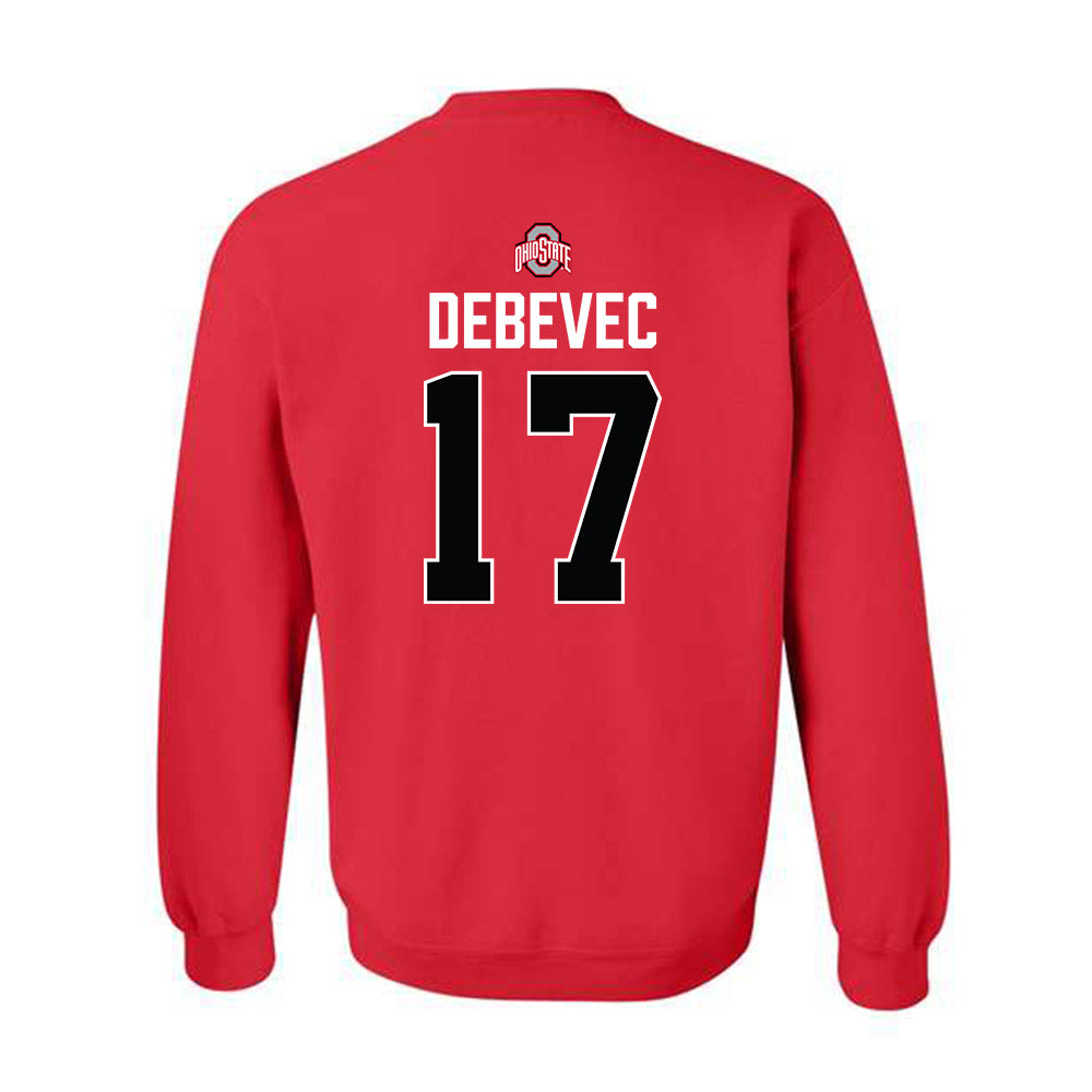 Ohio State - NCAA Women's Lacrosse : Chelsea Debevec - Classic Shersey Crewneck Sweatshirt-1