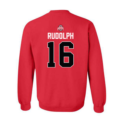 Ohio State - NCAA Women's Lacrosse : Audrey Rudolph - Classic Shersey Crewneck Sweatshirt-1