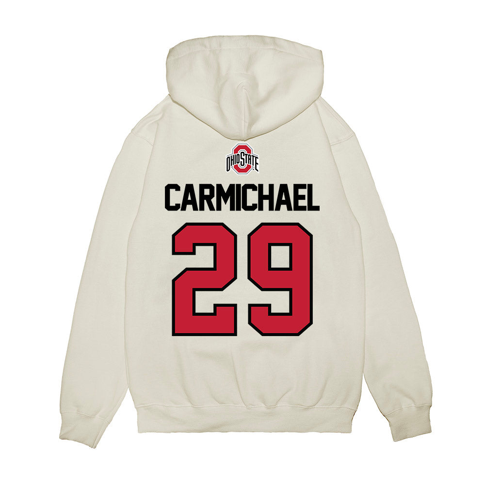 Ohio State - NCAA Women's Ice Hockey : Kassidy Carmichael - Classic Shersey Premium Hooded Sweatshirt-1