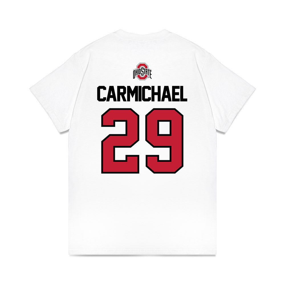 Ohio State - NCAA Women's Ice Hockey : Kassidy Carmichael - Classic Shersey Comfort Colors T-Shirt-1