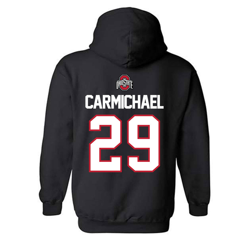 Ohio State - NCAA Women's Ice Hockey : Kassidy Carmichael - Hooded Sweatshirt-1