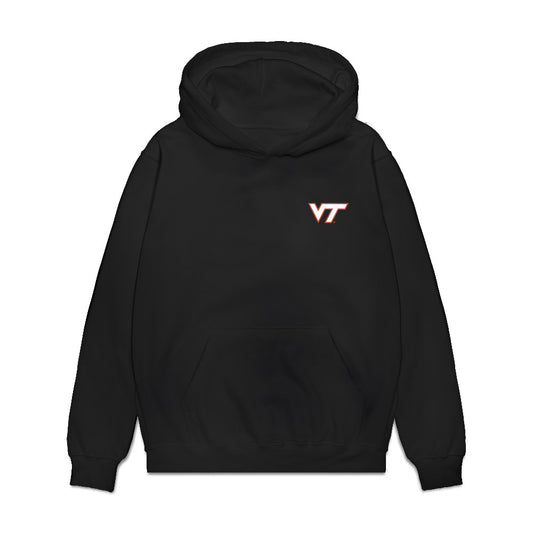 Virginia Tech - NCAA Women's Basketball : Carleigh Wenzel - Collage Premium Hooded Sweatshirt-0
