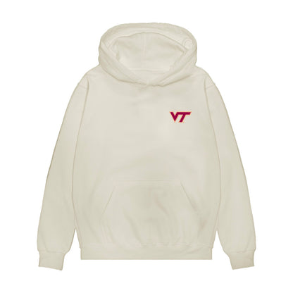 Virginia Tech - NCAA Women's Basketball : Carys Baker - Collage Premium Hooded Sweatshirt-0