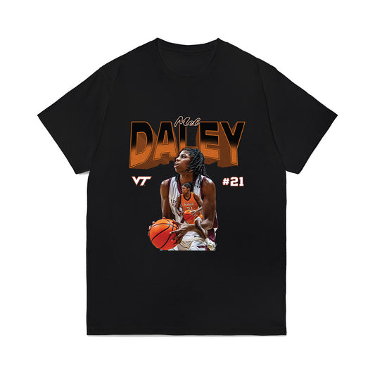 Virginia Tech - NCAA Women's Basketball : Melannie Daley - Collage Comfort Colors T-Shirt-0