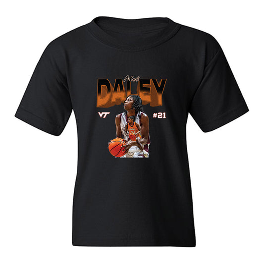 Virginia Tech - NCAA Women's Basketball : Melannie Daley - Collage Youth T-Shirt-0
