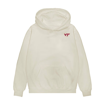 Virginia Tech - NCAA Men's Basketball : Amani Hansberry - Collage Premium Hooded Sweatshirt-0
