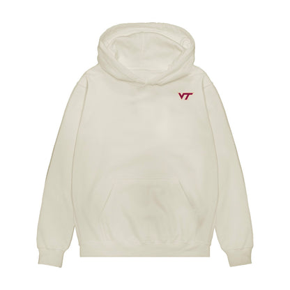 Virginia Tech - NCAA Men's Basketball : Neoklis Avdalas - Collage Premium Hooded Sweatshirt-0