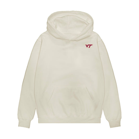 Virginia Tech - NCAA Men's Basketball : Neoklis Avdalas - Collage Premium Hooded Sweatshirt-0