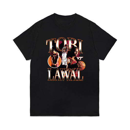 Virginia Tech - NCAA Men's Basketball : Tobi Lawal - Collage Comfort Colors T-Shirt-0