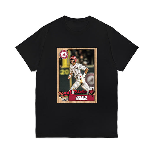 Alabama - NCAA Baseball : Justin Lebron - Card Inspired Comfort Colors T-Shirt-0
