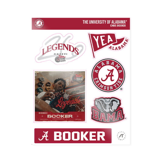 Alabama - NCAA Football : Chris Booker - Sticker Sheet-0