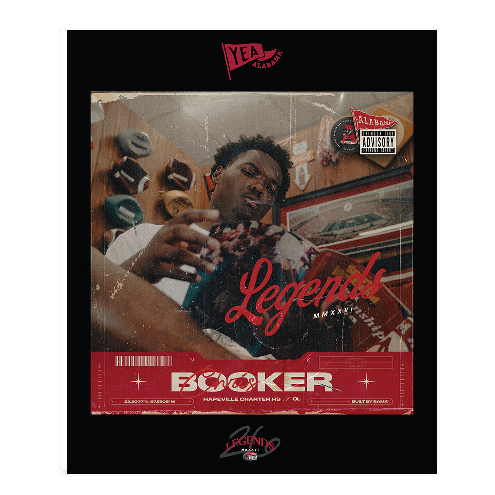 Alabama - NCAA Football : Chris Booker - Legends 2026 Poster 20x24-0