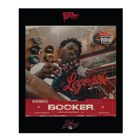 Alabama - NCAA Football : Chris Booker - Legends 2026 Poster 20x24-0
