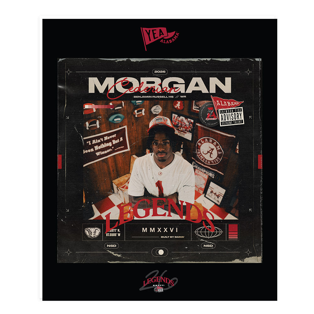 Alabama - NCAA Football : Cederian Morgan - Legends 2026 Poster 20x24-0