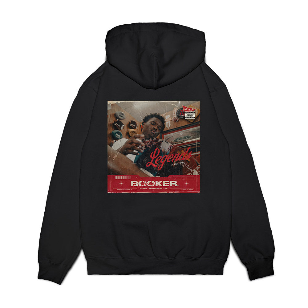 Alabama - NCAA Football : Chris Booker - Legends Graphic 2026 Premium Hooded Sweatshirt-1
