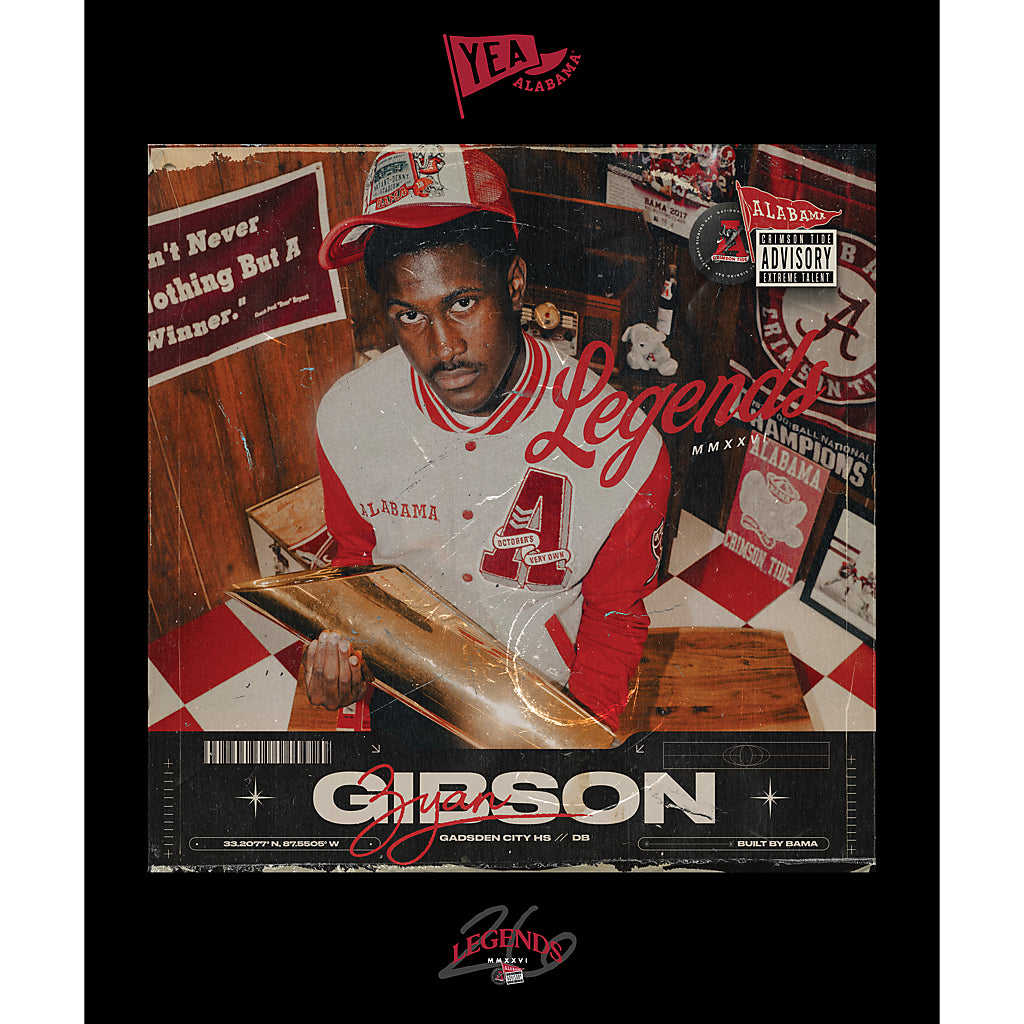 Alabama - NCAA Football : Zyan Gibson - Legends 2026 Poster 20x24-0