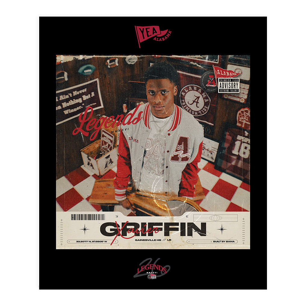 Alabama - NCAA Football : Xavier Griffin - Legends 2026 Poster 20x24-0