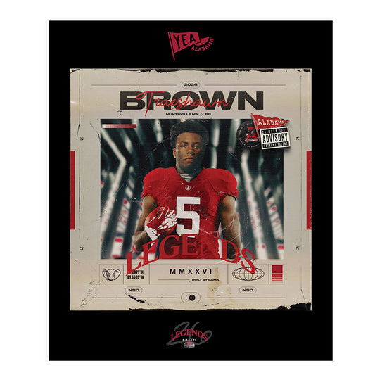 Alabama - NCAA Football : Trae'shawn Brown - Legends 2026 Poster 20x24-0