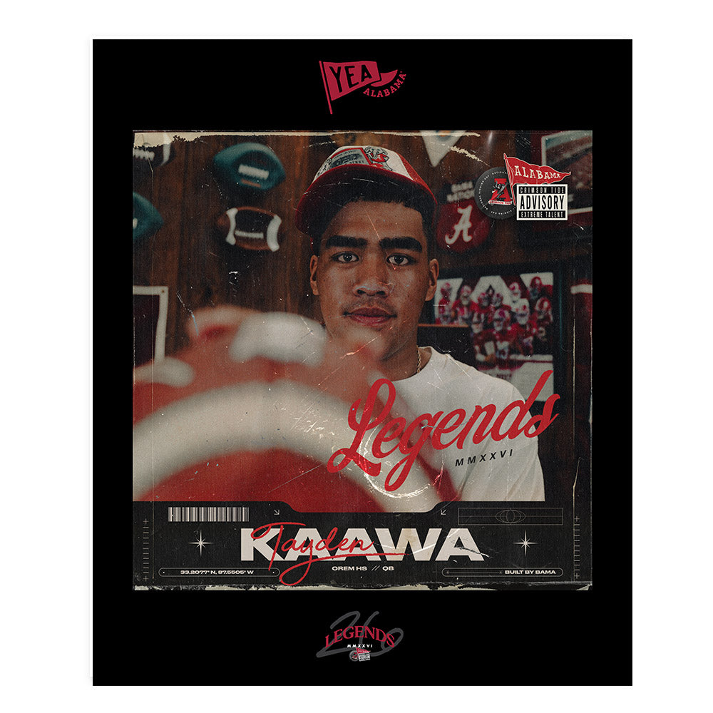 Alabama - NCAA Football : Tayden-Evan Kaawa - Legends 2026 Poster 20x24-0