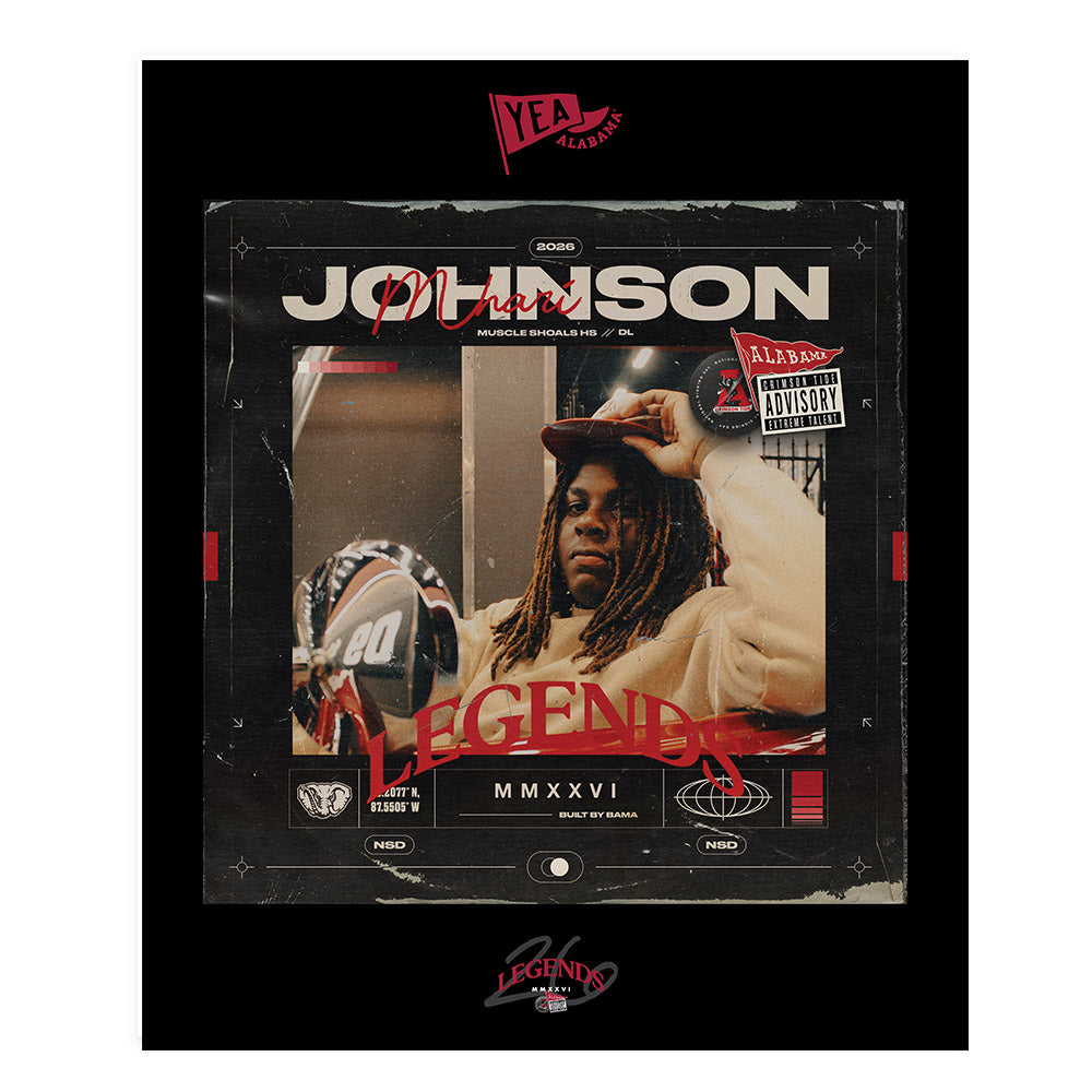 Alabama - NCAA Football : Mhari Johnson - Legends 2026 Poster 20x24-0