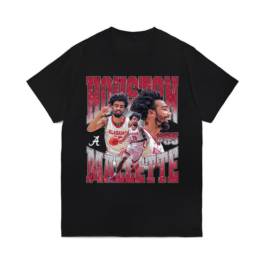 Alabama - NCAA Men's Basketball : Houston Mallette - Collage Comfort Colors T-Shirt-0
